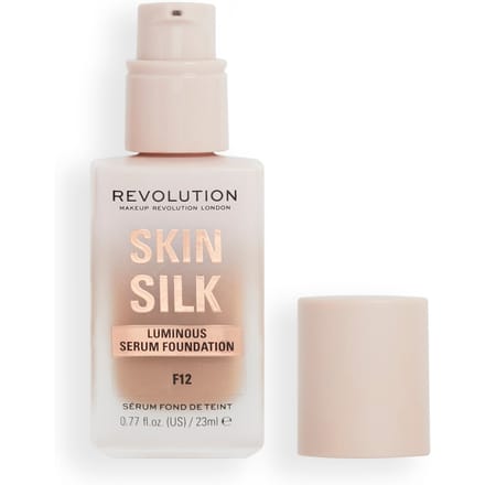 Makeup Revolution Silk Serum Foundation 23ml (Verschillende Tinten) - F12