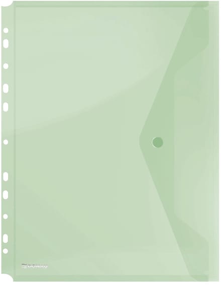 Enveloptas, A4, geperforeerd, groen