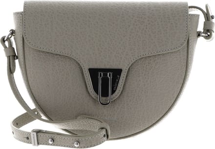 COCCINELLE Leren Schoudertas Beat Elephant Crossover Bag Gelso Lichtgrijs