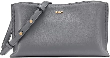 Crossbody Tas Dames Donkergrijs Leer - Compact & Stijlvol Schoudertasje