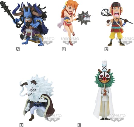 One Piece WCF figuur - Wanokuni Onigashima 8 - Set of 5