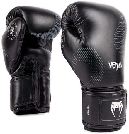 Venum Nexus Bokshandschoenen Zwart Zilver - 10 OZ