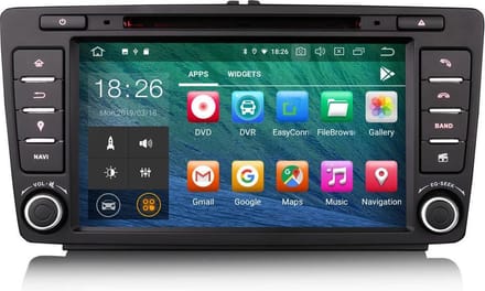 Skoda Octavia Autoradio Android 9.0 | 2009 t/m 2012 | Navigatie & Bluetooth | Wifi | USB
