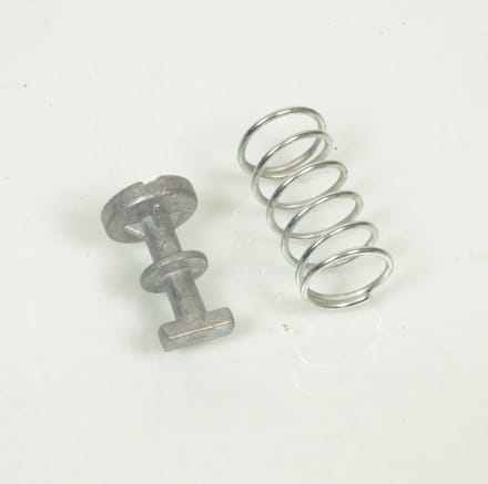motor kuipschroef met veer voor piaggio 50 ciao bromfiets 25,5mm