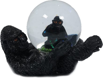 PIA Soft Toys Gorilla liggend waterbal - 45 mm - Snowglobe