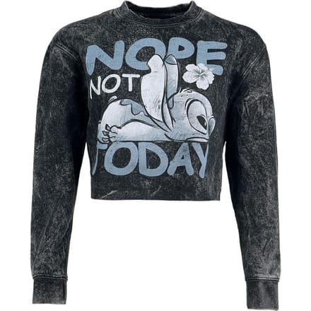 Lilo & Stitch - Disney Sweatshirts - Not Today - M tot XXL - voor Vrouwen - zwart