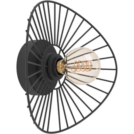Eglo Wandlamp Casorzo M - Zwart - E27