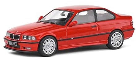 1:43 Modelauto BMW E36 Coupe M3 Rood 1999