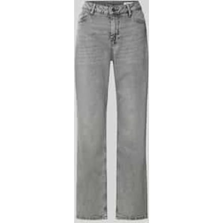 straight fit jeans van katoenmix model 'KAROLIN'