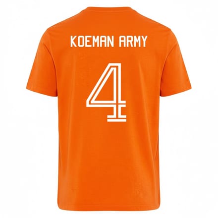 Oranje WK-EK T-shirt Koeman Army S