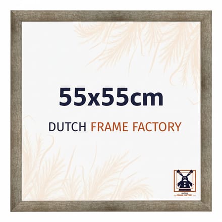 Fotolijst 55x55 cm - MDF - Metaal Vintage - Benno