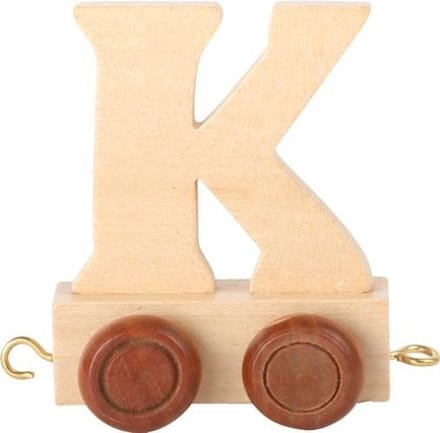 Small Foot - Wooden Letter Train - K - 12 pieces