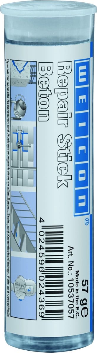 WEICON Reparatiestift Beton – 57 g – Betongrijs
