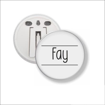 Button Met Clip 58 MM - Fay