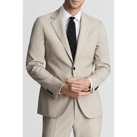 Reiss Fine-nords Suit Jacket Biscuit — Modern Fit Größe: 44 | Blazer Outlet | Herren