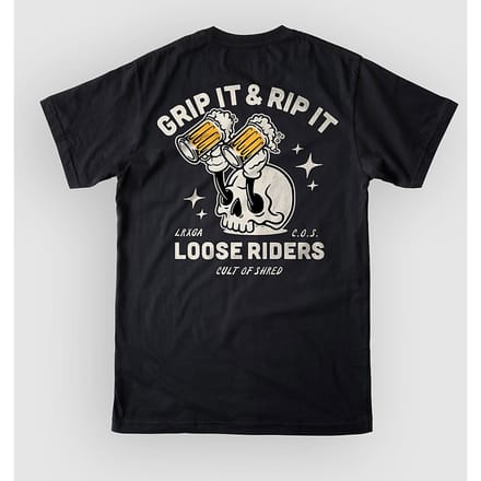Loose Riders Grip It Tech Tee zwart