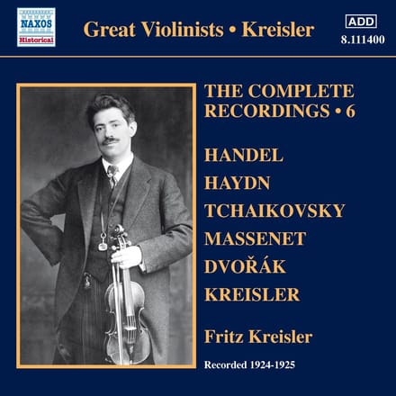 Fritz Kreisler - The Complete Recordings, Vol. 6 (CD) (Remastered)