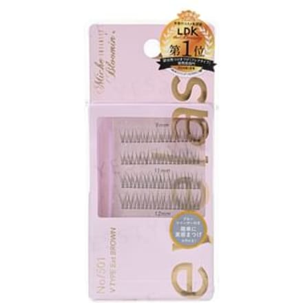 Miche Bloomin' - Eyelash Infinity Line Self Extensions 501 V Type Ext Brown 54 pcs