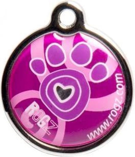 Hondenpenning - Pink Paw