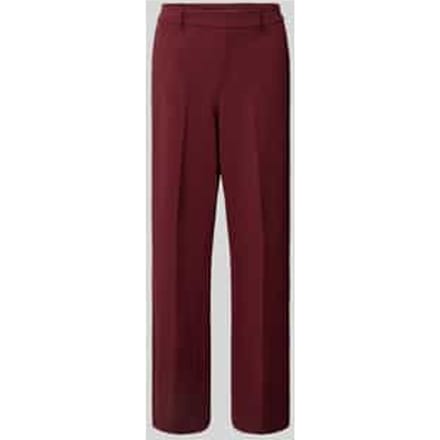 Wide leg stoffen broek met viscose