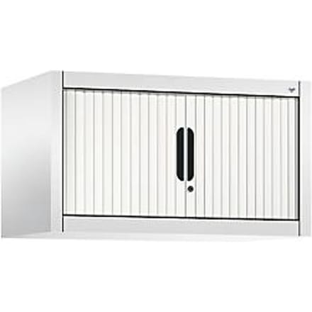 C + P Omnispace rolluikkast, afsluitbaar, B 800 x D 420 x H 450 mm, staal/kunststof, wit