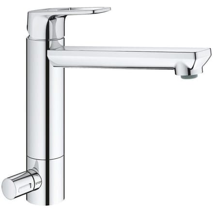 Grohe BauLoop - Keukenkraan met afsluitbare ventiel, chroom 31713000