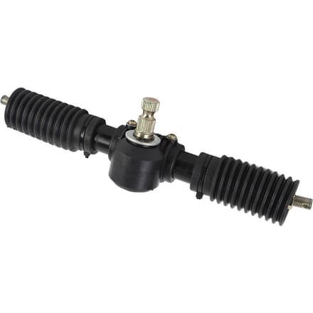 Stuurhuis Compleet met Tandheugel en Rondsel 30T 295mm Lang met Rubberen Bus voor Go-kart ATV UTV Quad black