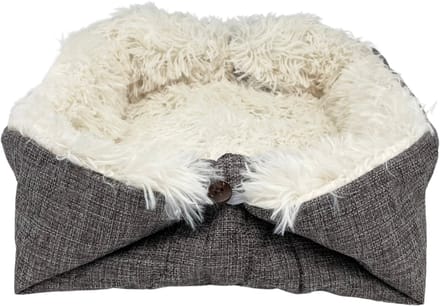 Mand en mat 2v1 Pets 60 x 50 cm, Wit / Grijs