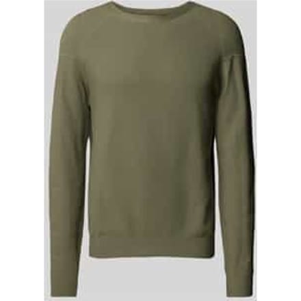 Gebreide pullover met ronde hals, model 'FOSOP'