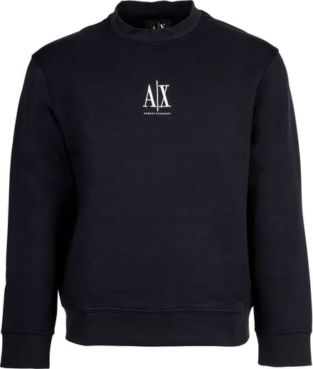 Armani Exchange Heren Geborduurde A|X Centrum Logo Crew Neck Sweatshirt