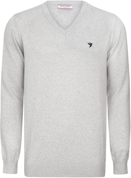 Felix Hardy Trui Met V-Hals - 100% Katoen Heren Grijs - M