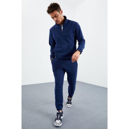 Heren Polyester Sweatshirt en Broek Set