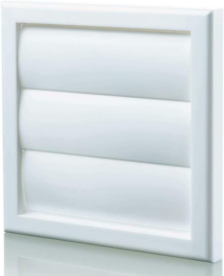 Ventilatierooster Buitenmuur met Terugslagklep - Diverse Kleuren en Maten