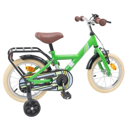 vidaXL - Kinderfiets - 14 - Inch - voor - 3-5 - jaar - oud - Groen
