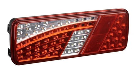 LED Achterlicht 12/24V – Links, Rechthoekig