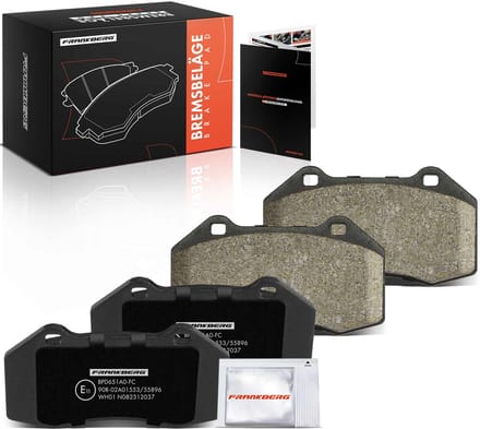 Frankberg 4x Remblokken Vooras voor Renault Megane III Coupe Volvo