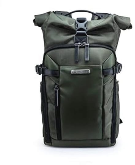 Roll-Top Camerarugzak 43L - Groen voor Fotografen