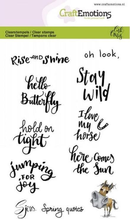 Clearstamps A6 - Sjors Spring quotes