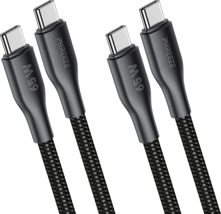 Usb c kabel 1m - 60W snellaadkabel - Stevig gevlochten