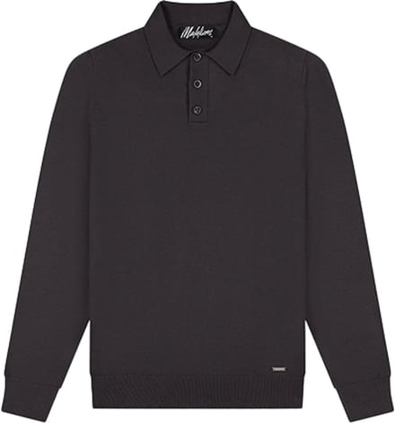 Malelions Knitted Long Sleeve Polo