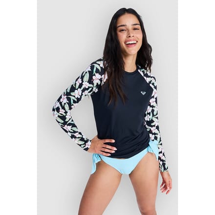Surf T-shirt met Lange Mouwen Dames Roxy Lycra