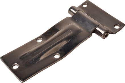 RVS gebogen deur scharnier 180mm