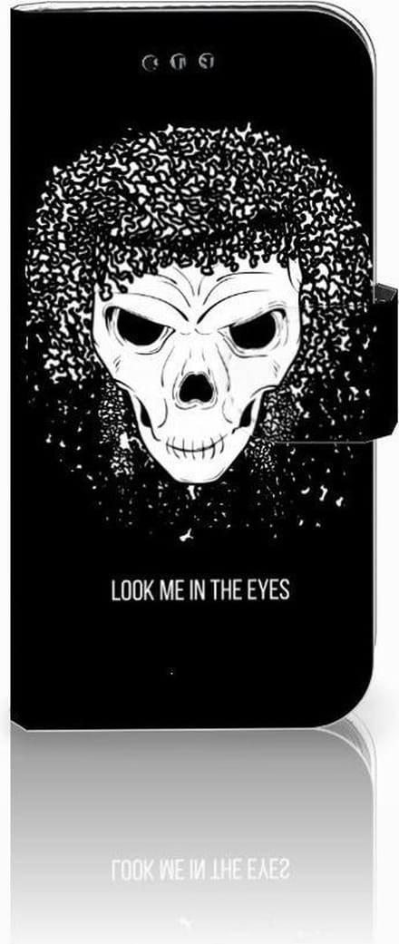 Telefoonhoesje met Naam Samsung Galaxy A3 2017 Skull Hair
