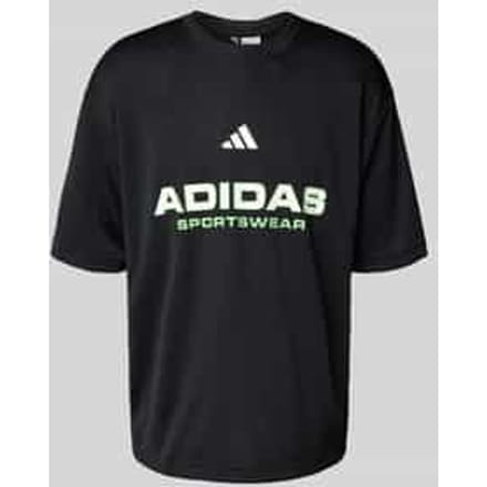 T-shirt met labelprint