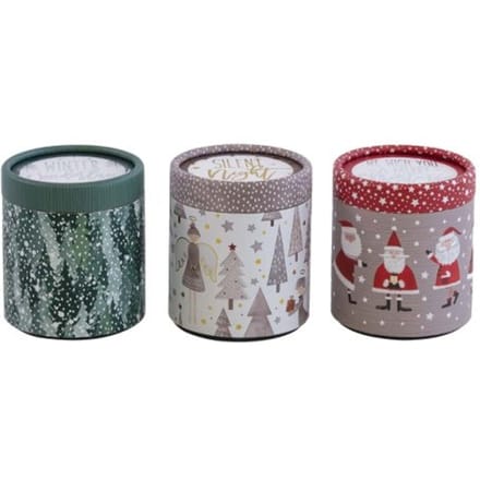 Artebene kerst muziekdoosje rond assorti