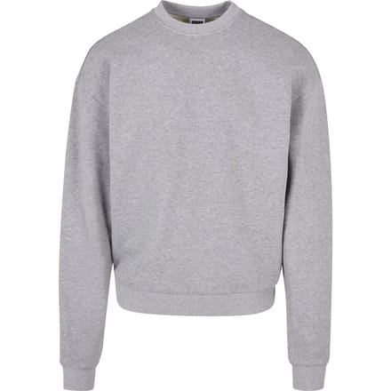 Urban Classics - Ultra Heavy Crewneck sweater/trui - S - Grijs
