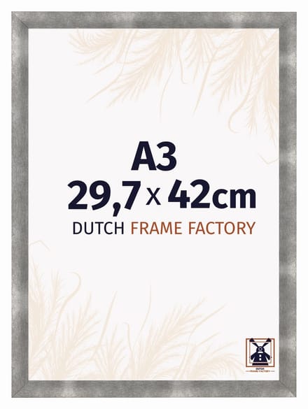 Fotolijst A3 29,7x42 cm - MDF - Metaal Vintage - Praag