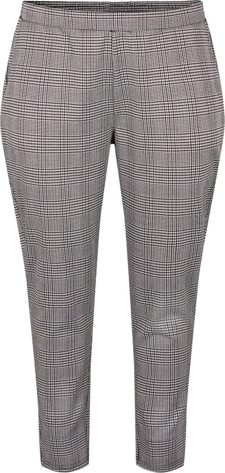 ZIZZI MADDISON, CROPPED, PANTS Dames Broek - Brown - Maat L (50-52)