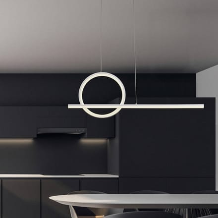 Mantra Iluminación LED hanglamp Kitesurf, 2-lamps, wit