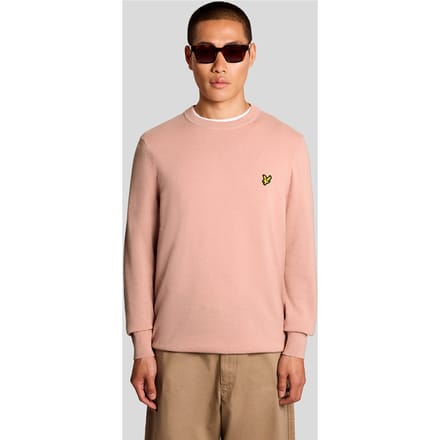 Trui Lyle &amp; Scott KN2136V COTTON CREW-Y120 PINK GRAPEFRUIT